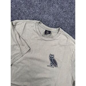 OVO October's Very Own Owl Logo T-Shirt Men's Medium Gray Drake Canada